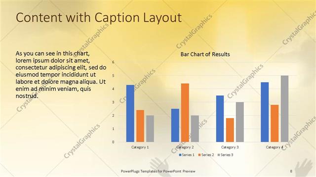 Content with Caption presentation slide layout