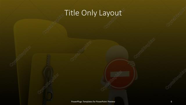 Title Only presentation slide layout