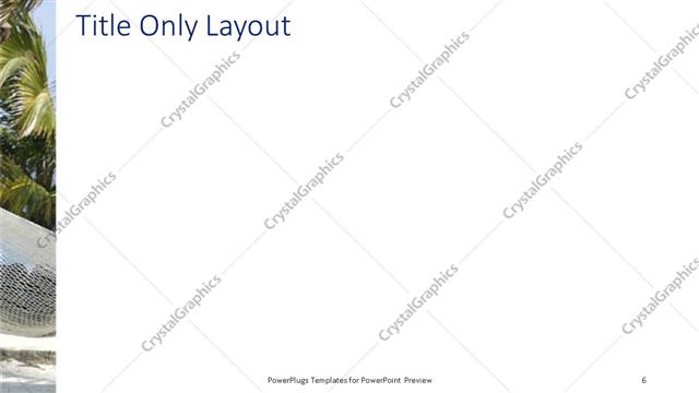 Title Only presentation slide layout