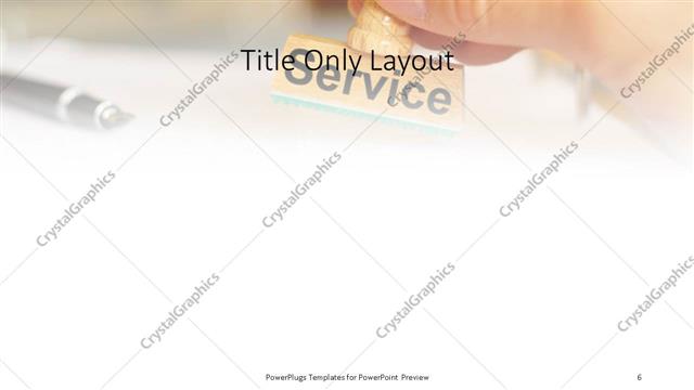 Title Only presentation slide layout