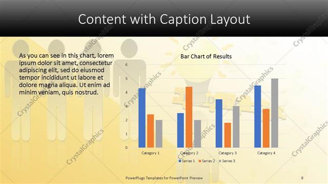 Content with Caption presentation slide layout