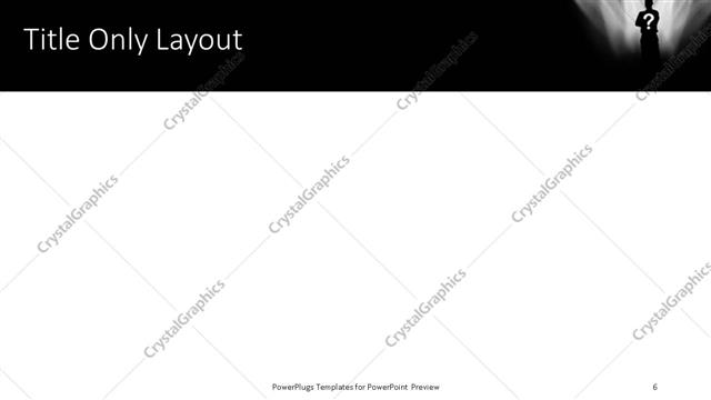 Title Only presentation slide layout