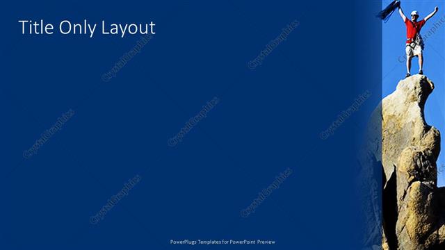 Title Only presentation slide layout