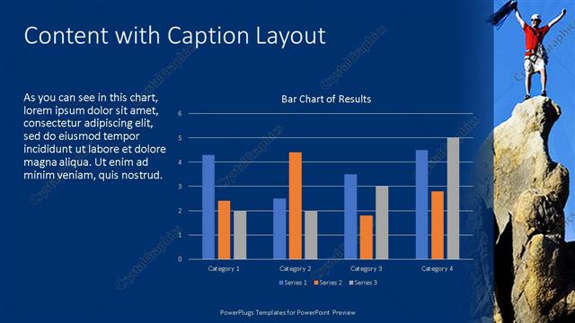 Content with Caption presentation slide layout