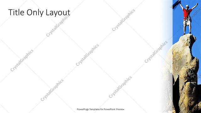 Title Only presentation slide layout