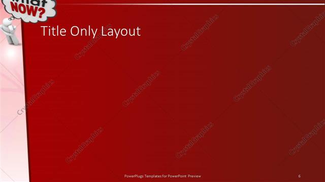 Title Only presentation slide layout