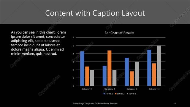Content with Caption presentation slide layout