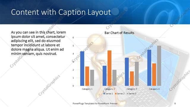 Content with Caption presentation slide layout