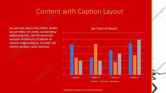 Content with Caption presentation slide layout
