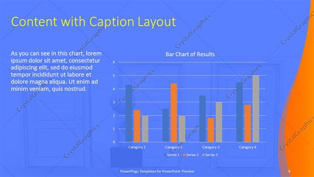 Content with Caption presentation slide layout