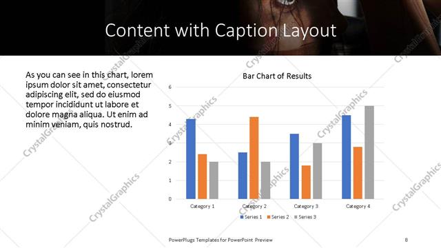 Content with Caption presentation slide layout