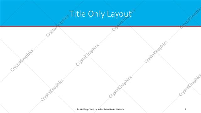 Title Only presentation slide layout