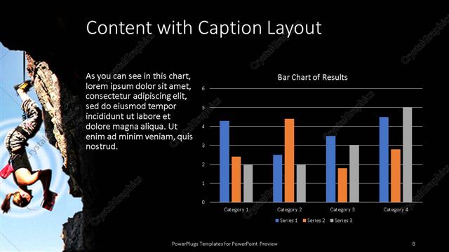 Content with Caption presentation slide layout