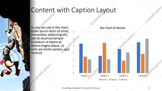 Content with Caption presentation slide layout