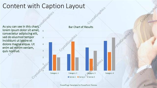 Content with Caption presentation slide layout