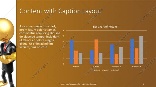 Content with Caption presentation slide layout