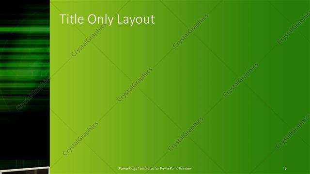 Title Only presentation slide layout