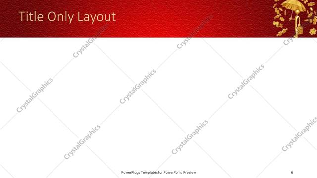 Title Only presentation slide layout