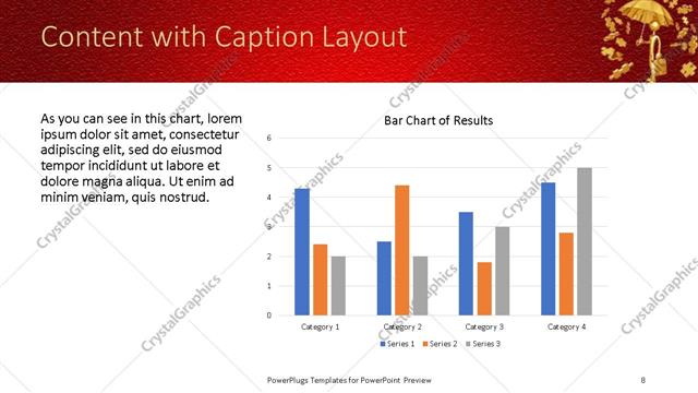 Content with Caption presentation slide layout