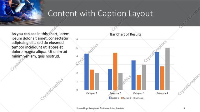 Content with Caption presentation slide layout