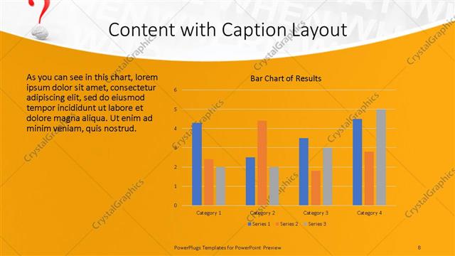 Content with Caption presentation slide layout