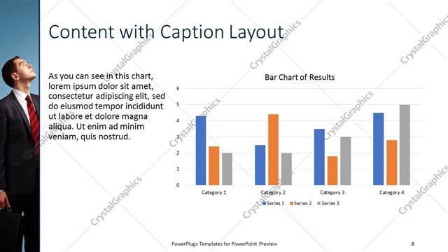 Content with Caption presentation slide layout