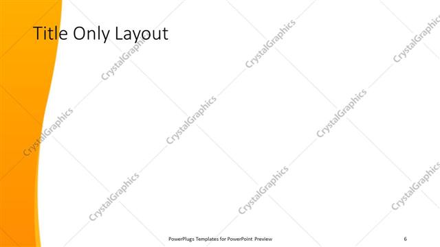 Title Only presentation slide layout