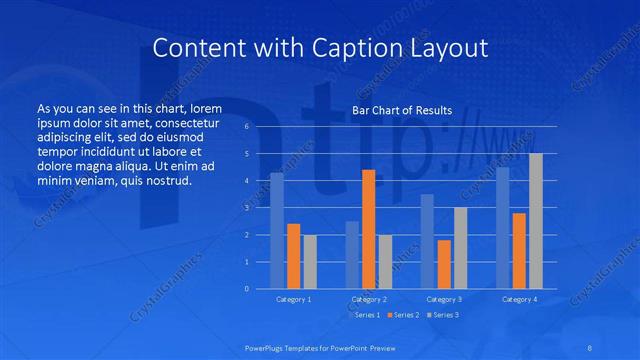 Content with Caption presentation slide layout