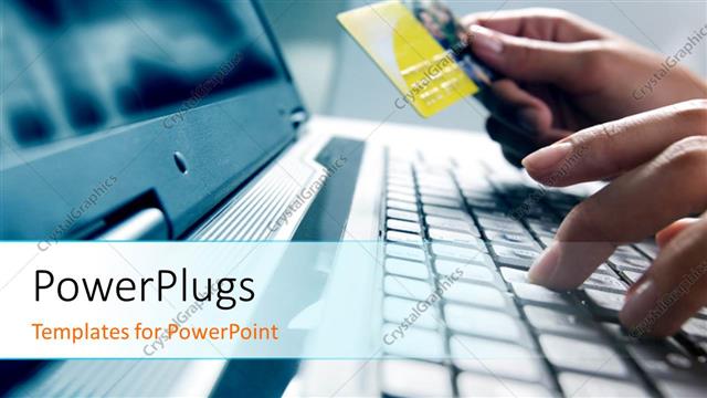  Presentation with laptop - A person working on the laptop