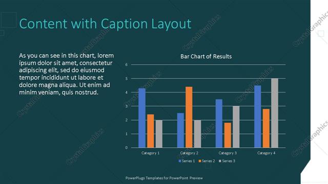 Content with Caption presentation slide layout