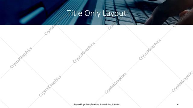 Title Only presentation slide layout