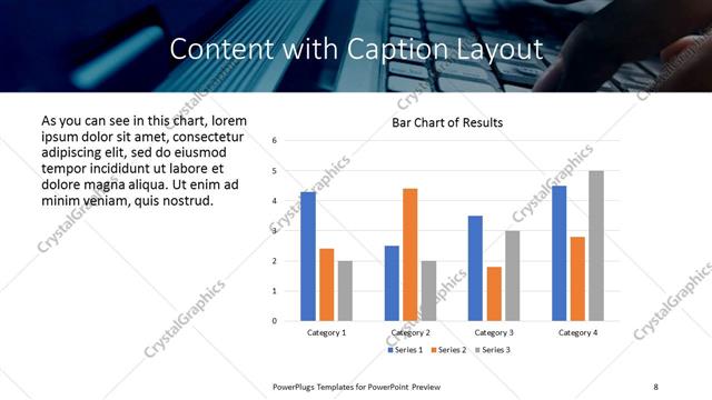 Content with Caption presentation slide layout