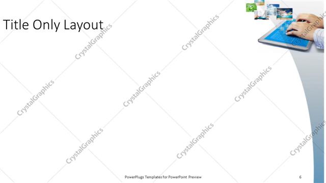 Title Only presentation slide layout