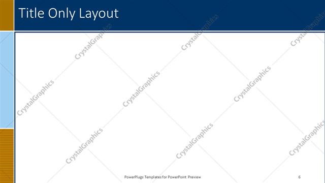 Title Only presentation slide layout