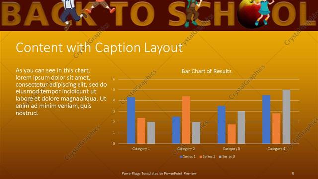 Content with Caption presentation slide layout