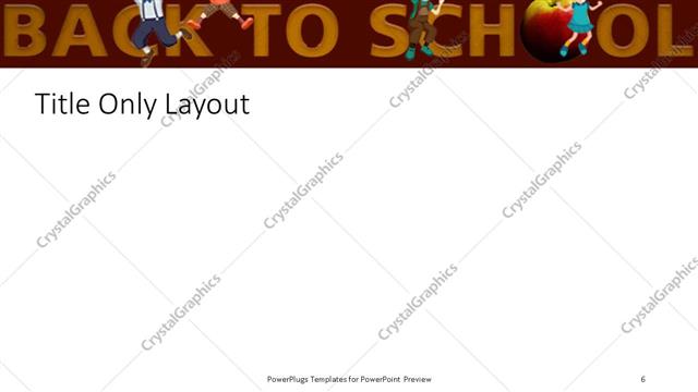 Title Only presentation slide layout