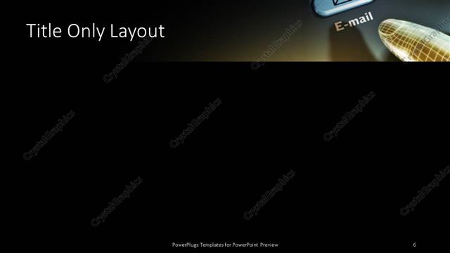 Title Only presentation slide layout