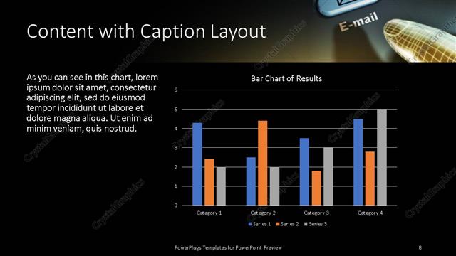Content with Caption presentation slide layout