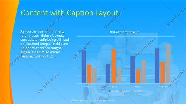 Content with Caption presentation slide layout