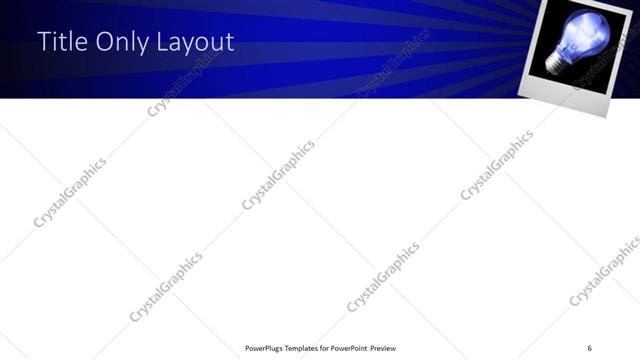 Title Only presentation slide layout