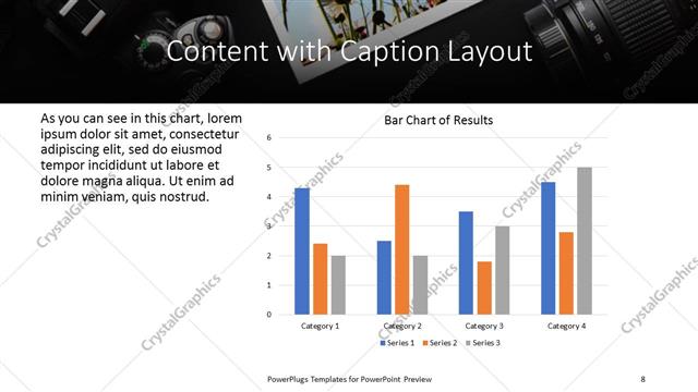 Content with Caption presentation slide layout