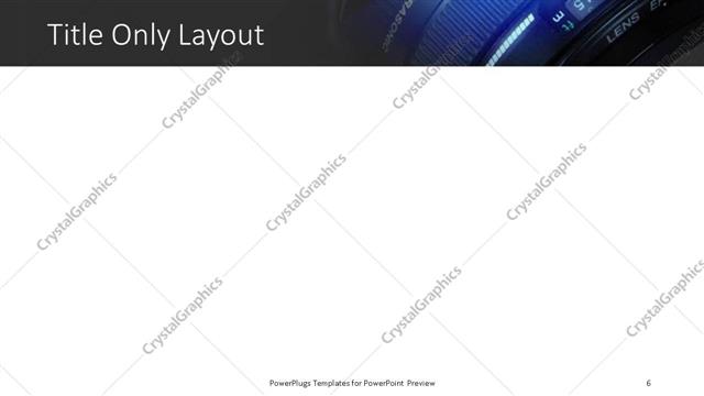 Title Only presentation slide layout