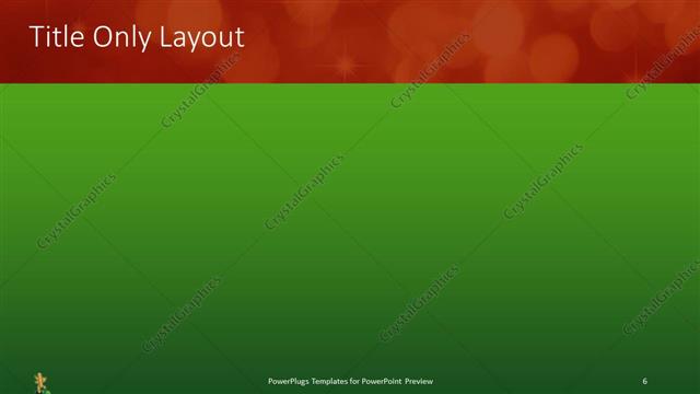 Title Only presentation slide layout