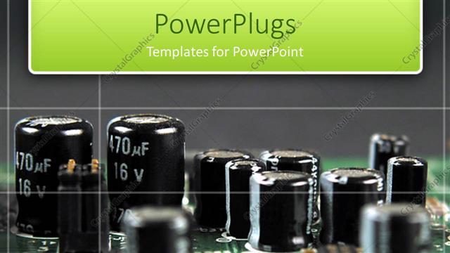  Presentation with black technology - Picture of a circuit board with a black boackground