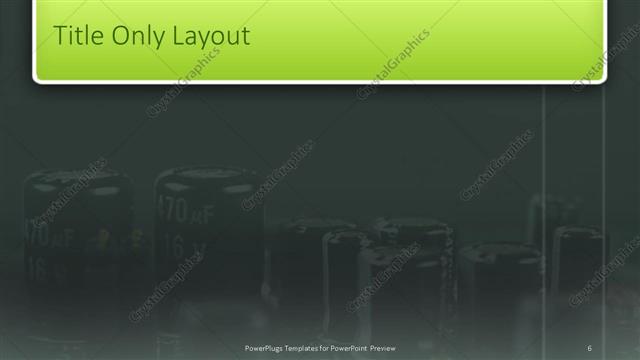 Title Only presentation slide layout