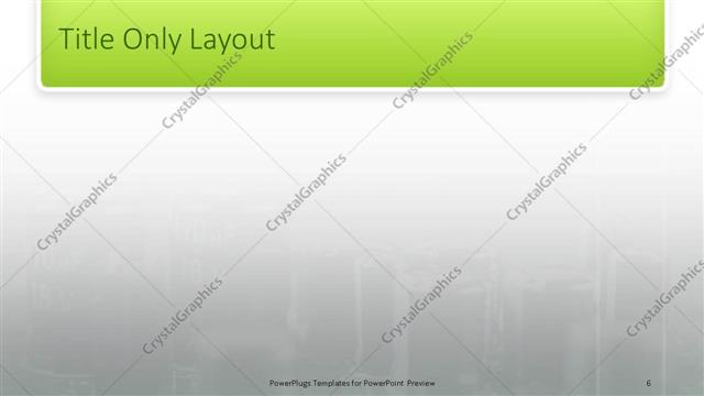 Title Only presentation slide layout