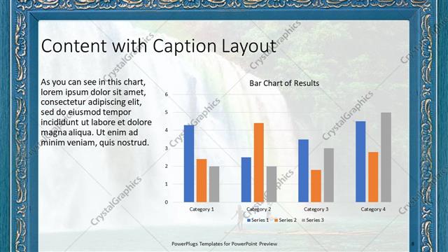 Content with Caption presentation slide layout
