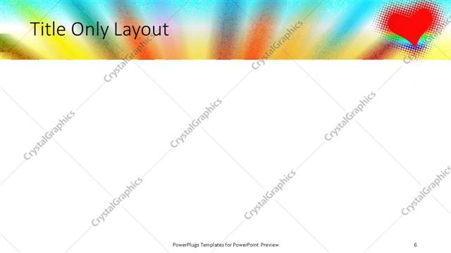 Title Only presentation slide layout