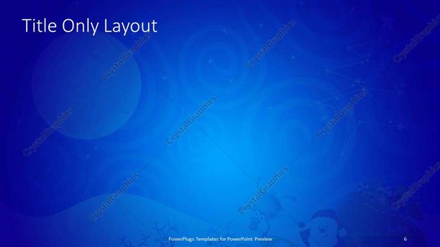 Title Only presentation slide layout