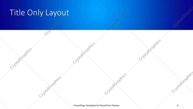 Title Only presentation slide layout